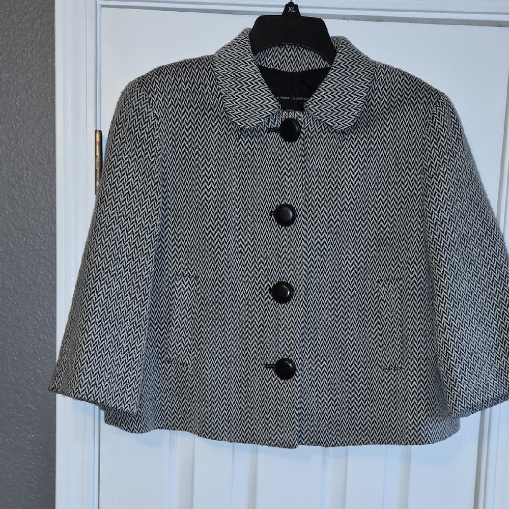 New York & Company Black Outerwear